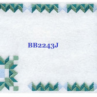 Friendship Star BB2243J Quilt Label  small machine embroidered personalized - BarbaraJs Pocket Pillows and Patches