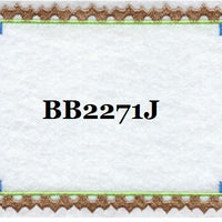 Drunkards Path BB2271J Quilt Label small machine embroidered personalized - BarbaraJs Pocket Pillows and Patches