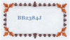 Oak Leaf BB2384J Quilt Label small machine embroidered personalized - BarbaraJs Pocket Pillows and Patches