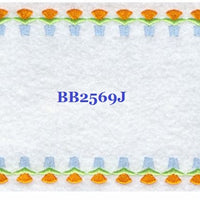 Garden of Friendship BB2569J Quilt Label  small machine embroidered personalized - BarbaraJs Pocket Pillows and Patches