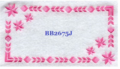 Haleys Comet BB2675J Quilt Label   small machine embroidered personalized - BarbaraJs Pocket Pillows and Patches