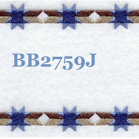 Stepping Stones BB2759J Quilt Label small machine embroidered personalized - BarbaraJs Pocket Pillows and Patches