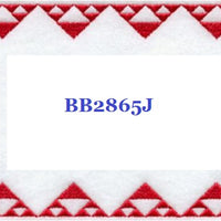 Amish Medallion BB2865J Quilt Label  small machine embroidered personalized - BarbaraJs Pocket Pillows and Patches