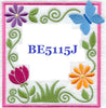 Garden BE5115J Quilt Label  machine embroidered personalized - BarbaraJs Pocket Pillows and Patches
