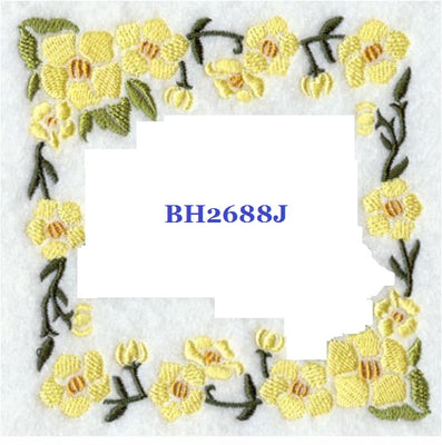 Woodland BH2668J Quilt Label machine embroidered personalized - BarbaraJs Pocket Pillows and Patches