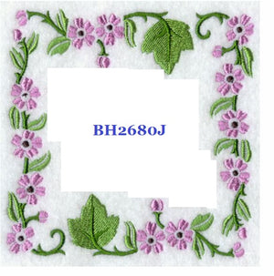 Woodland BH2680 Quilt Label machine embroidered personalized - BarbaraJs Pocket Pillows and Patches