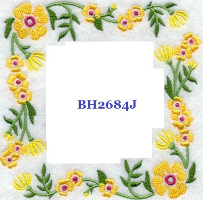 Woodland BH2684J Quilt Label machine embroidered personalized - BarbaraJs Pocket Pillows and Patches