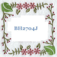 Woodland BH2704J Quilt Label machine embroidered personalized - BarbaraJs Pocket Pillows and Patches