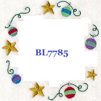 Merry & Bright BL7785J Quilt Label machine embroidered personalized - BarbaraJs Pocket Pillows and Patches