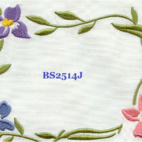 Meadow In Bloom BS2514J Quilt Label large machine embroidered personalized - BarbaraJs Pocket Pillows and Patches