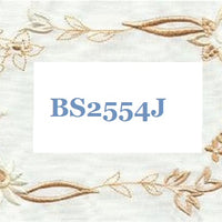 Breezy Blossom Flower BS2554J Quilt Label large machine embroidered personalized - BarbaraJs Pocket Pillows and Patches
