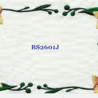Calico Flowers BS2601J large machine embroidered personalized - BarbaraJs Pocket Pillows and Patches