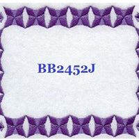Amethyst BB2452J  Quilt Label   machine embroidered personalized - BarbaraJs Pocket Pillows and Patches