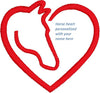 I Love My Horse Heart Applique Patch iron-on machine embroidered personalized - BarbaraJs Pocket Pillows and Patches