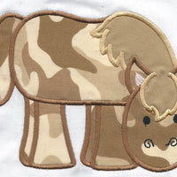 Horse Iron-on Applique Patch under 5x7 inches machine embroidered - BarbaraJs Pocket Pillows and Patches